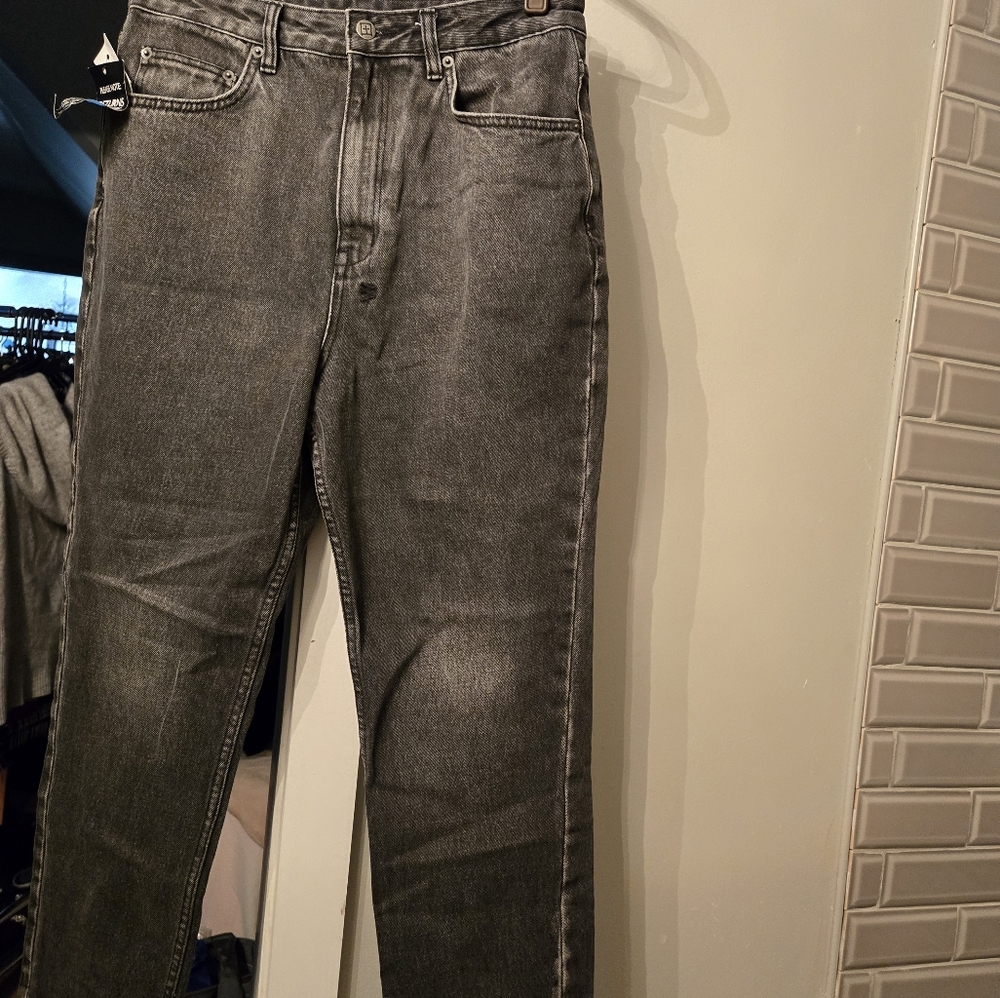 Ksubi Chlo Super high rise straight leg ankle crop jeans